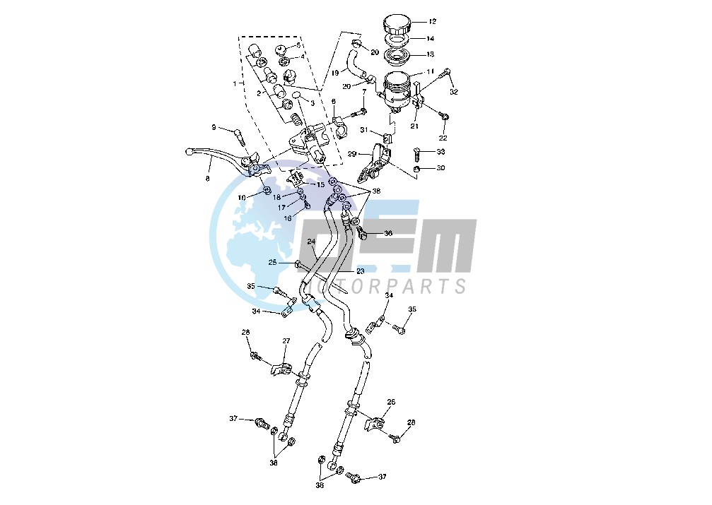 FRONT MASTER CYLINDER