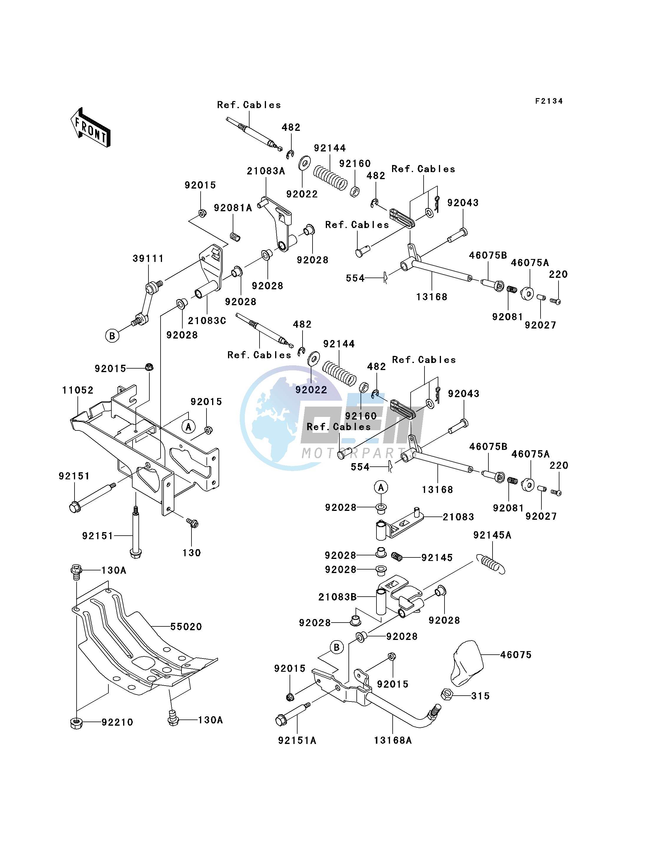 SHIFT LEVER-- S- -