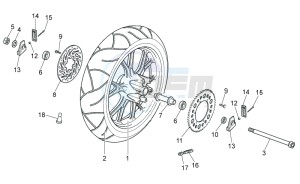 RS 50 drawing Rear Wheel