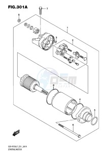 GSX-R750 EU drawing STARTING MOTOR