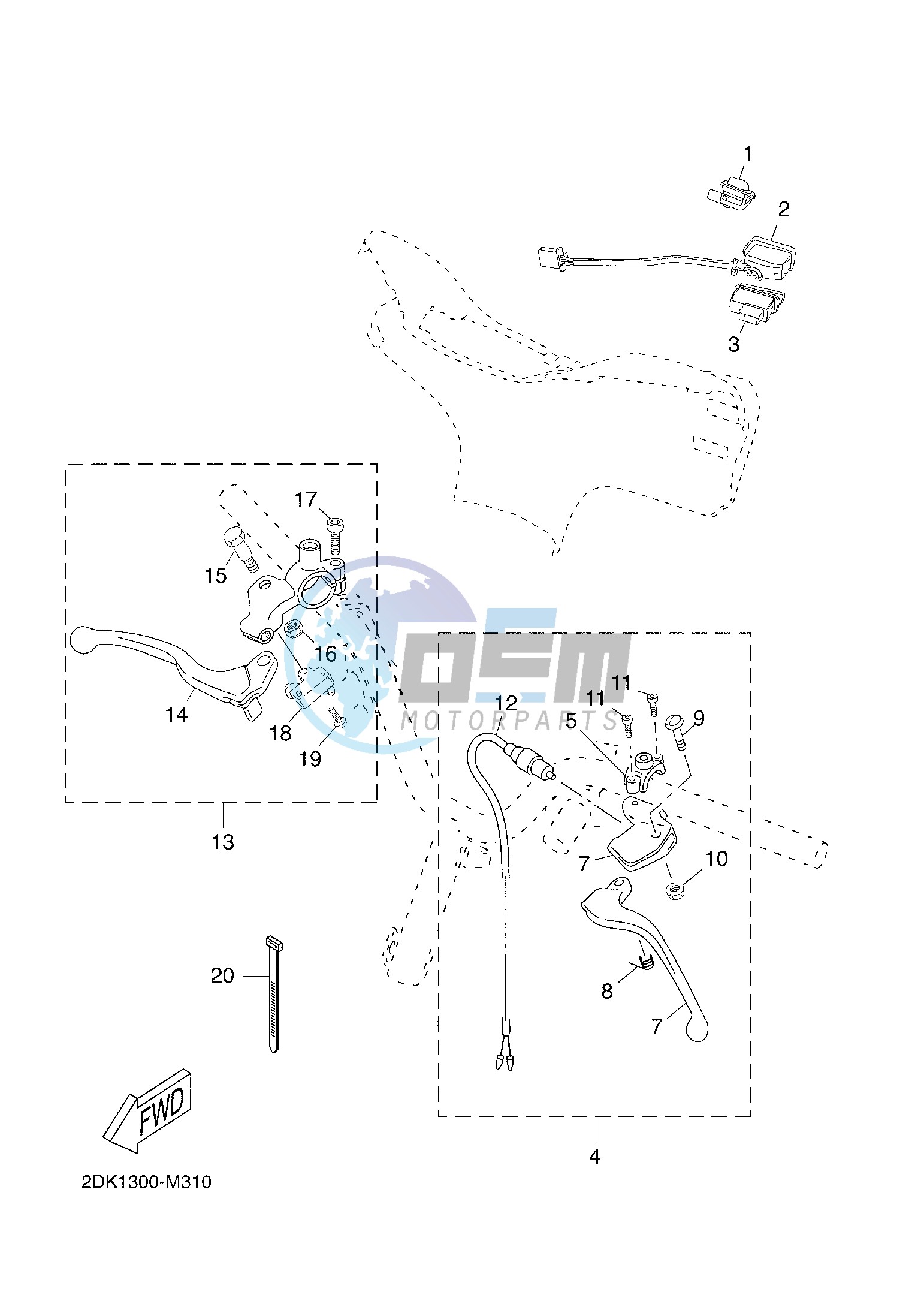 HANDLE SWITCH & LEVER