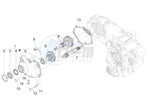 Beverly 500 Cruiser e3 2007-2012 drawing Reduction unit