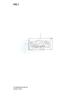 SV1000 (E3-E28) drawing GASKET SET