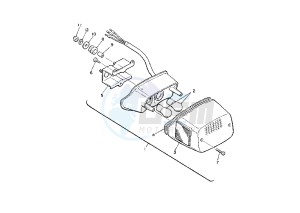 V-MAX 1200 drawing TAILLIGHT