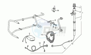 850 T5 Polizia - CC - PA - NC Polizia/CC/PA/NC drawing Rear strobo lights