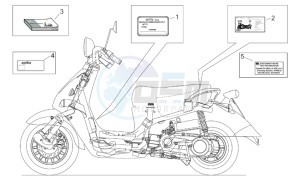 Mojito 50 Custom eng. Piaggio drawing Plate set and handbook