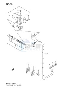 RM250 (E19) drawing FRONT MASTER CYLINDER