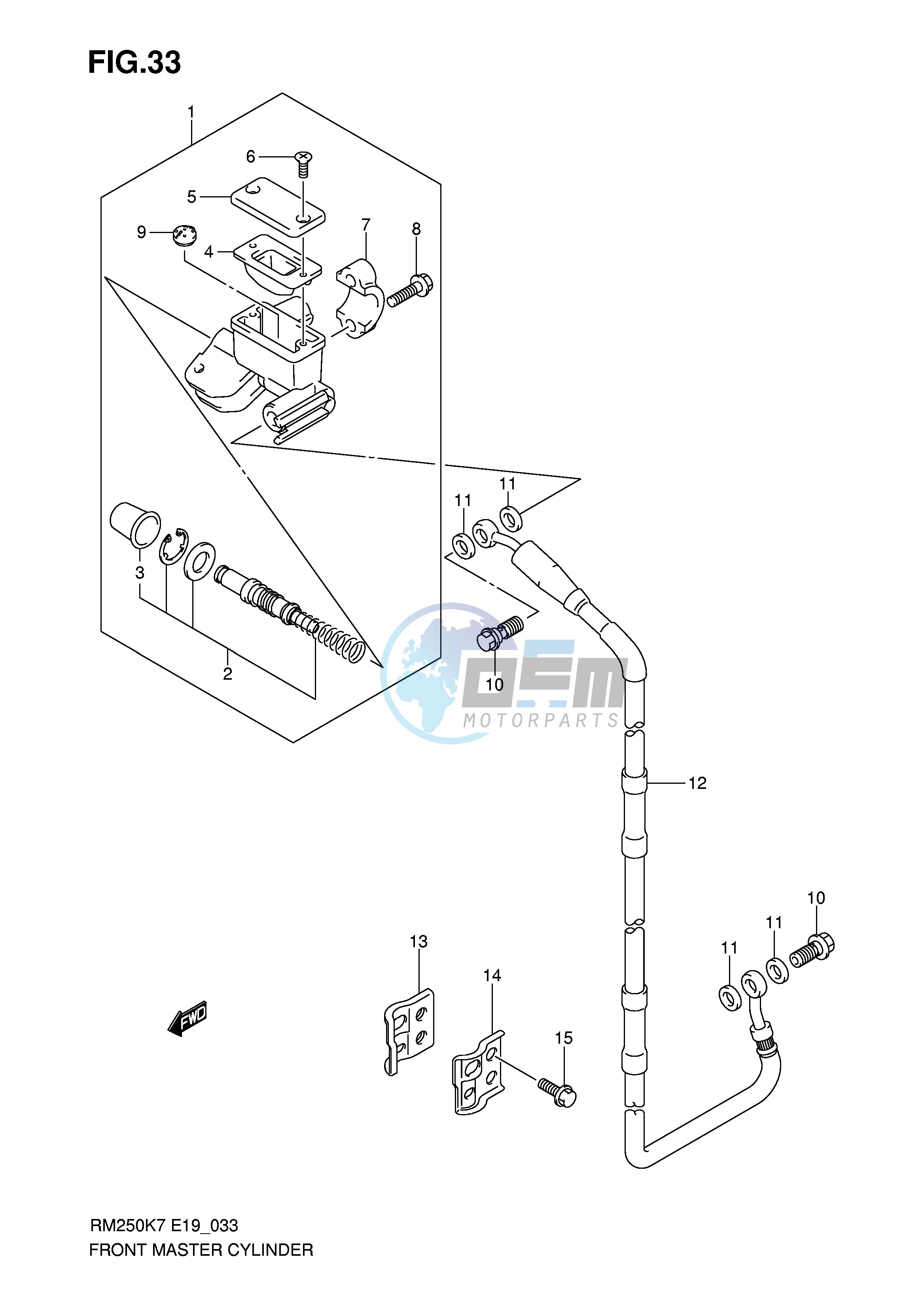 FRONT MASTER CYLINDER