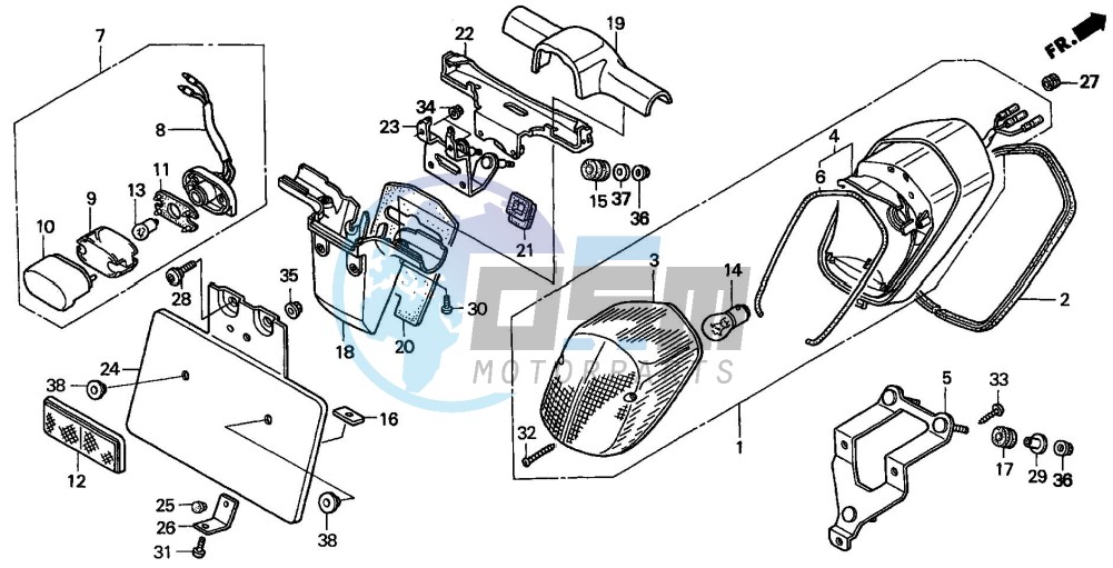 TAILLIGHT (VT750C/C2/NV750C2)