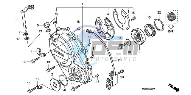 RIGHT CRANKCASE COVER