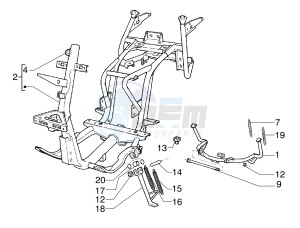 Super Hexagon 180 GTX 12 inch drawing Central stand