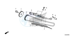 NC750SE NC750S Continue » Europe Direct - (ED) drawing CAM CHAIN/ TENSIONER