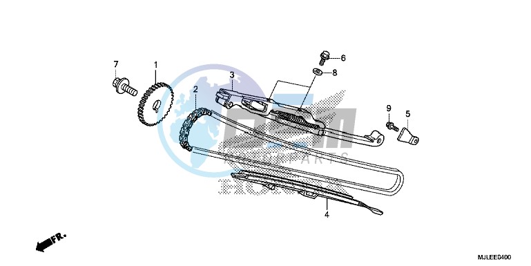 CAM CHAIN/ TENSIONER