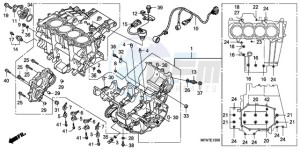 CB1000RA9 Australia - (U / ABS) drawing CRANKCASE