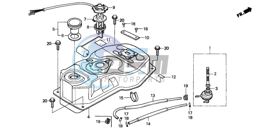 FUEL TANK (CH125J/L/M/N/P/R)