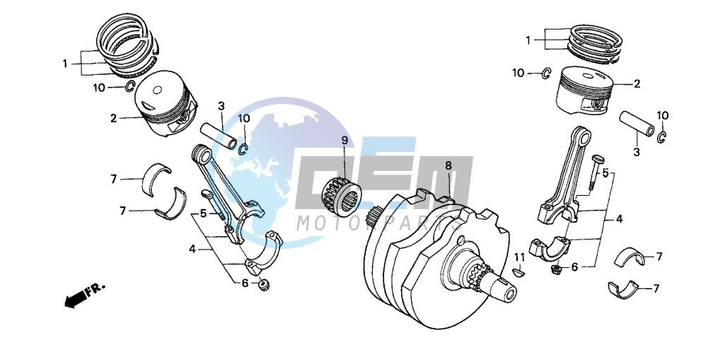 CRANKSHAFT/PISTON