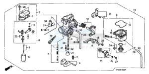 CRF230F9 Australia - (U) drawing CARBURETOR