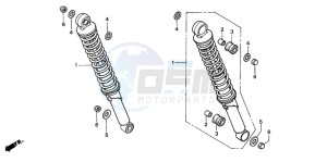 CG125 drawing REAR CUSHION