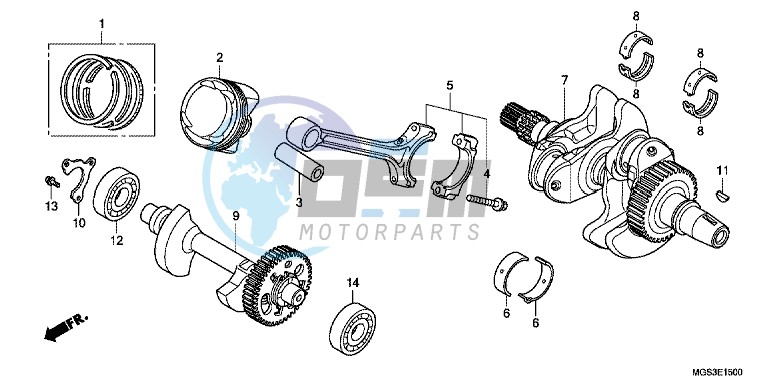 CRANKSHAFT/ PI STON