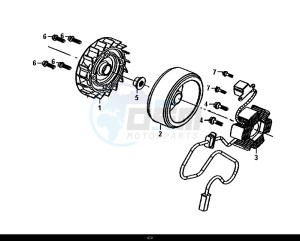 FIDDLE II 50 (25 KM/H) (AF05W4-NL) (E4) (L8-M0) drawing AC GEN. ASSY