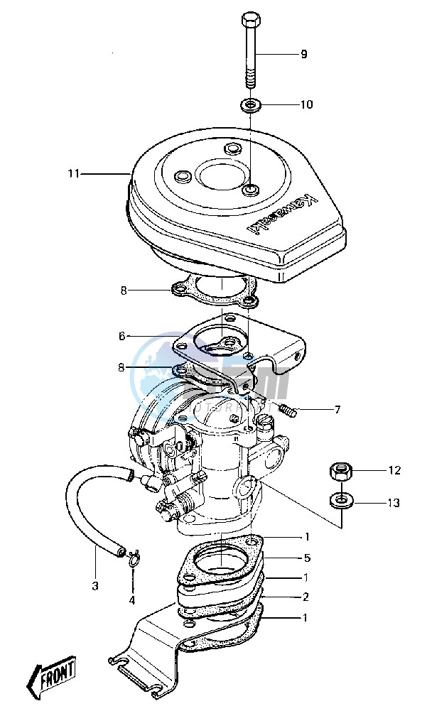 CARBURETOR BRACKETS_FLAME ARRESTER