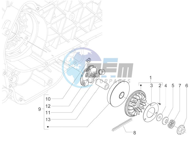 Driving pulley