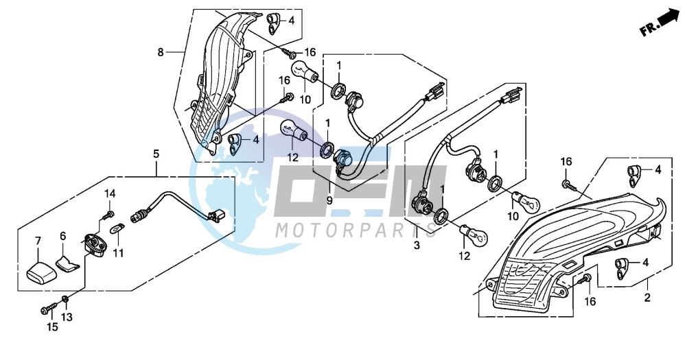 REAR COMBINATION LIGHT (FES1257/A7)(FES1507/A7)