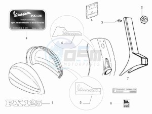 PX 125 drawing Plates - Emblems