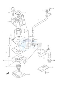 DF 9.9 drawing Water Pump