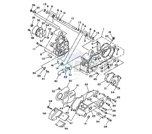 XC FLY ONE 150 drawing CRANKCASE