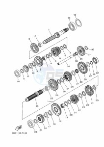 YXZ1000E YXZ1000R SS (B5JF) drawing TRANSMISSION