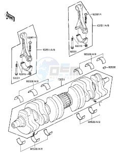 ZN 1300 A [VOYAGER] (A1-A4) [VOYAGER] drawing CRANKSHAFT