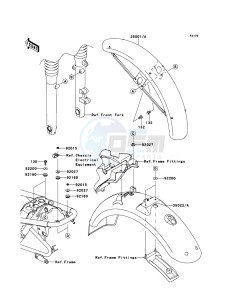 W800 EJ800ACFA GB XX (EU ME A(FRICA) drawing Fenders