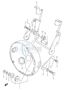 VX800 (E4) drawing HEADLAMP HOUSING (MODEL L M N P)