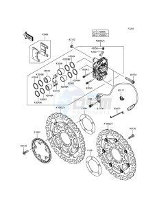 NINJA_ZX-6R ZX636EEF FR GB XX (EU ME A(FRICA) drawing Front Brake