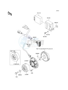 KX 125 L (L4) drawing GENERATOR