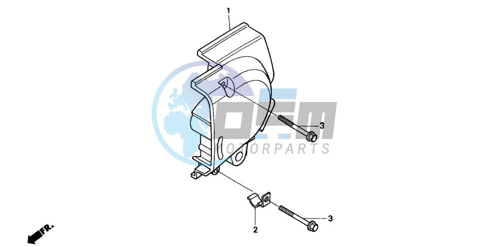 LEFT REAR CRANKCASE COVER