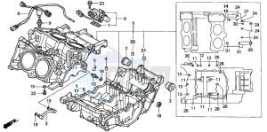 VFR800 drawing CRANKCASE