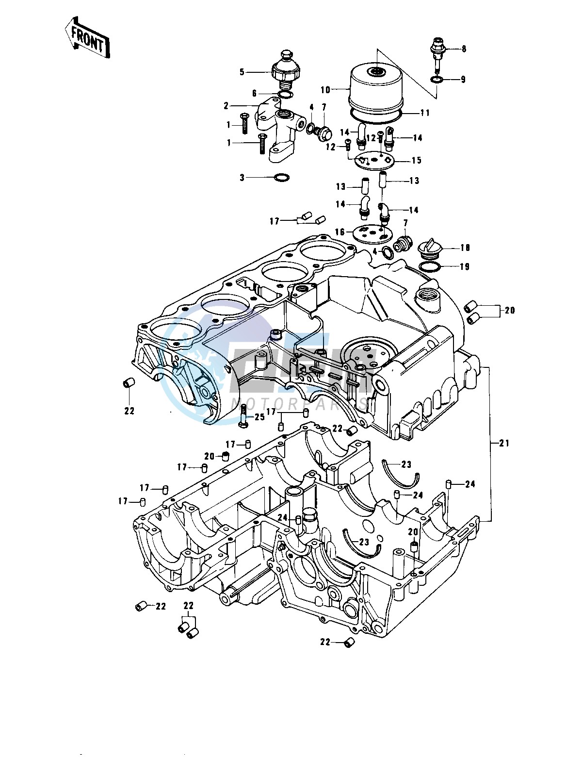 CRANKCASE_BREATHER COVER -- 77-78 B1_B2- -