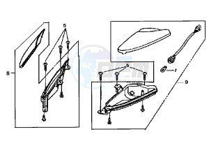 SUPER DUKE - 125 cc drawing POSITION LAMP