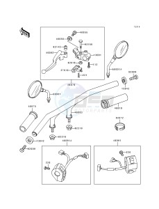 ZL 600 B [ELIMINATOR 600] (B2-B3) [ELIMINATOR 600] drawing HANDLEBAR