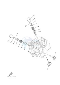 YXE700 YXE70WPAJ WOLVERINE R (B3D5) drawing VALVE