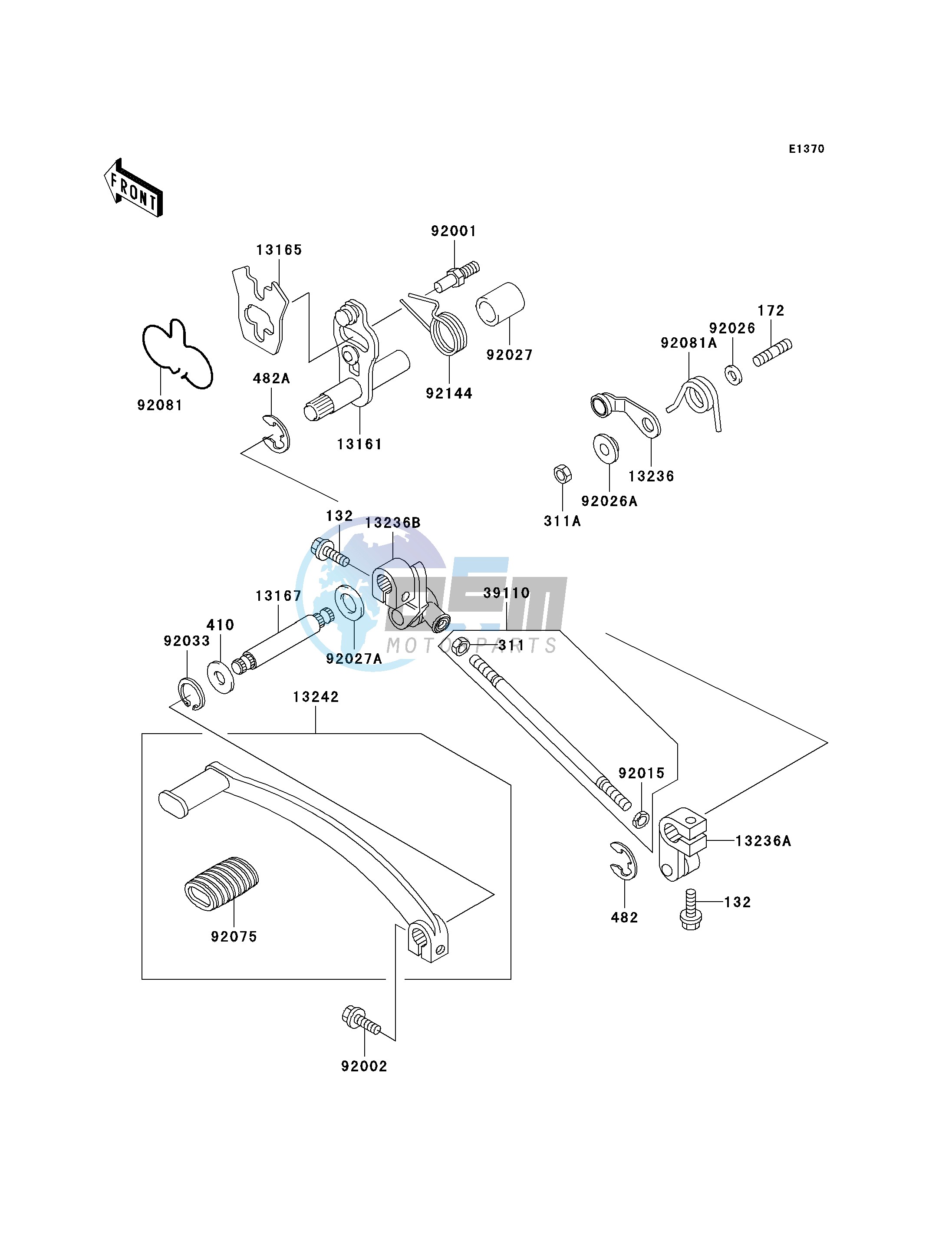 GEAR CHANGE MECHANISM