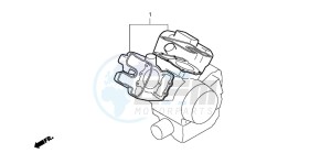 VT750C2 drawing GASKET KIT A