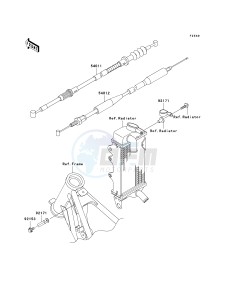 KX 100 A [KX100 MONSTER ENERGY] (A6F - A9FA) D9F drawing CABLES