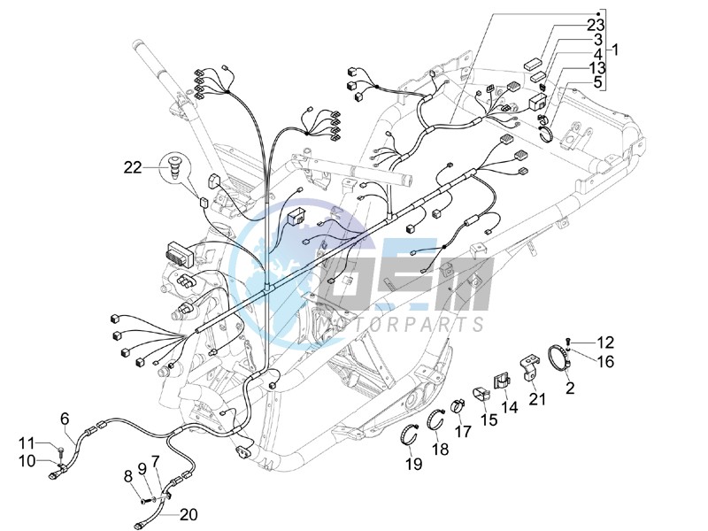 Main cable harness