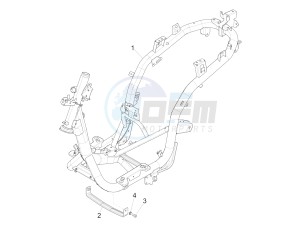 Medley 150 4T ie ABS (EMEA) drawing Frame/bodywork