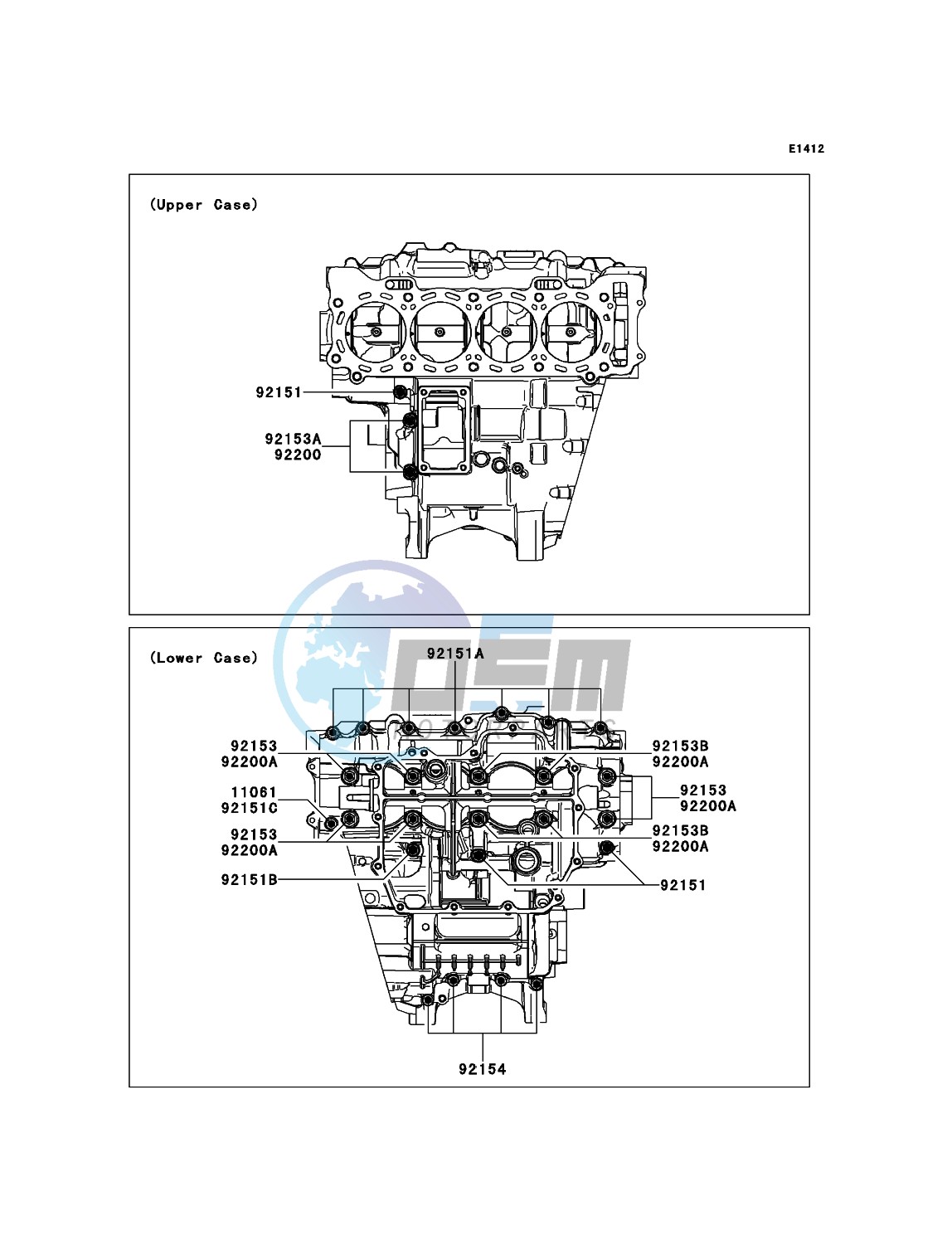 Crankcase Bolt Pattern