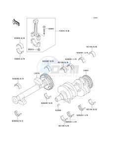 EX 500 D [NINJA 500R] (D6F-D9F) D7F drawing CRANKSHAFT