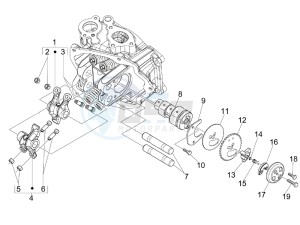 GTS 250 ie Super USA drawing Rocking levers support unit